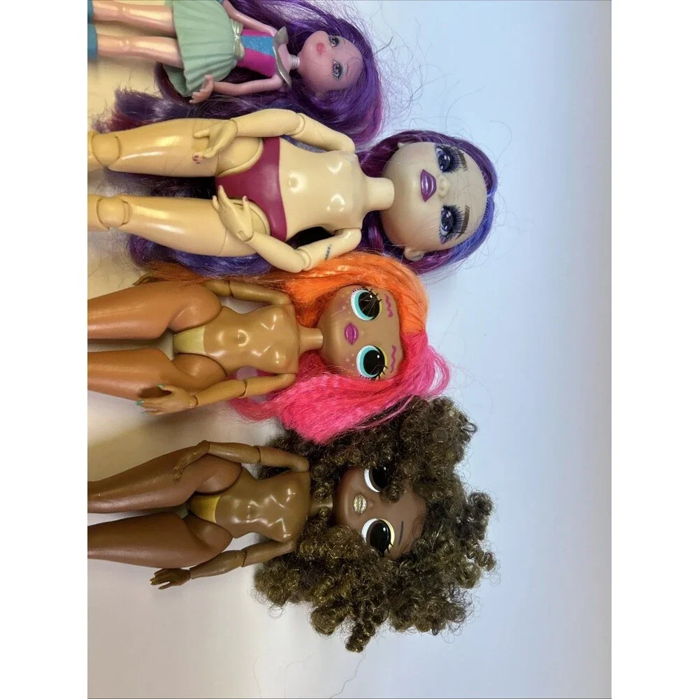 LOL Brat Dolls OMG Series Doll Lot Of 4 AS IS
